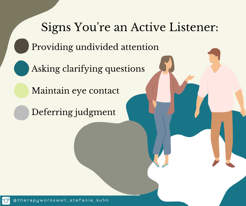 Signs you're an active listener